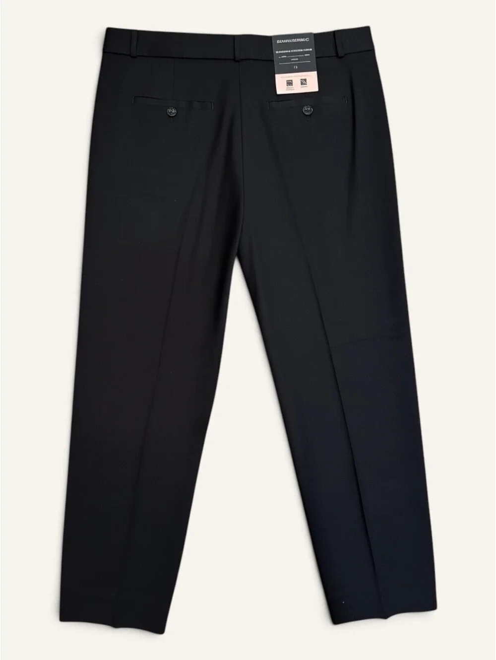 Banana Republic NWT Stretch Linen Avery Pants-Size 12-Black